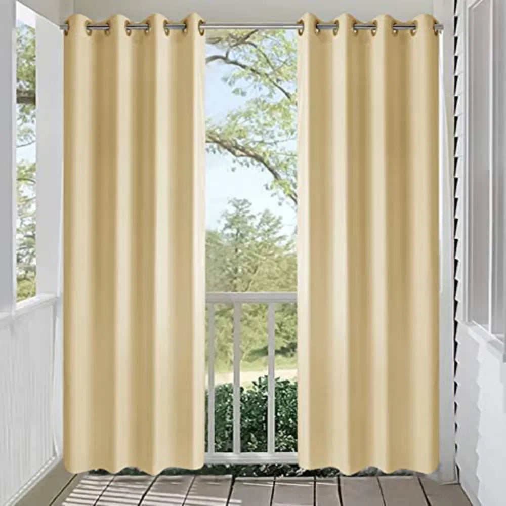 50 In. X 84 In. Indoor Outdoor Curtains Grommet