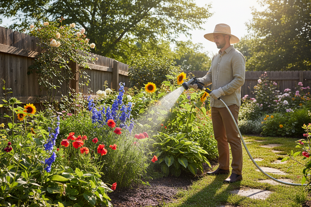 100ft Stainless Steel Garden Hose – Kink-Free Natures Nook