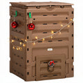 120-Gallon Outdoor Compost Bin  (Brown)