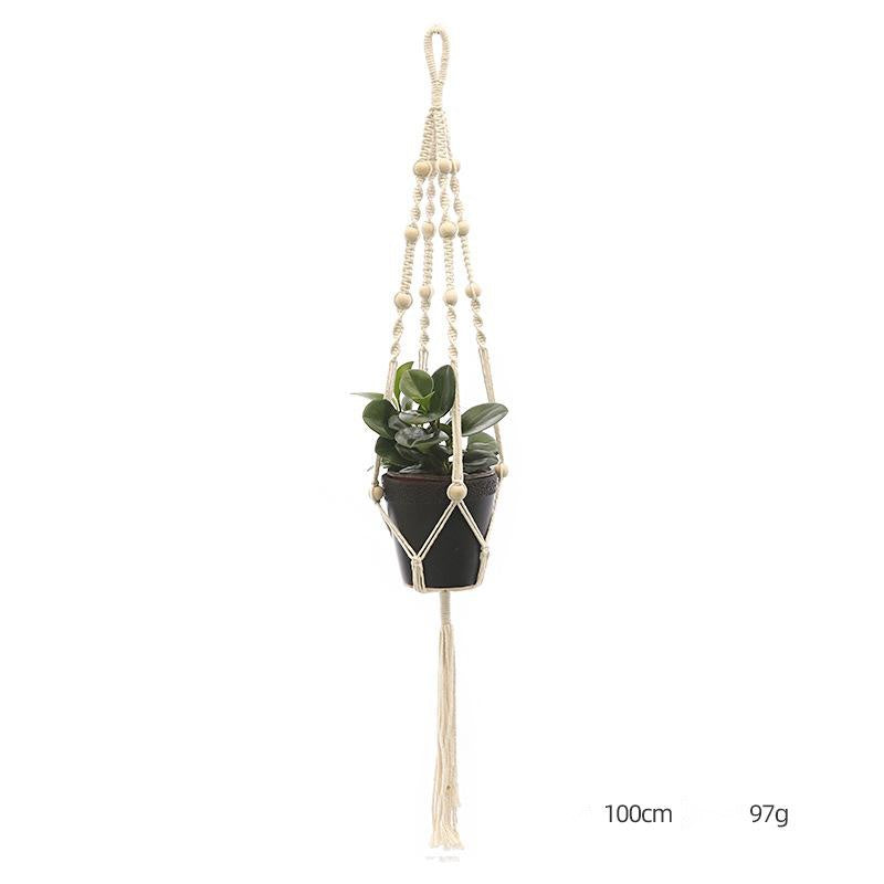 Hand-Knitted Macramé Plant Hanger