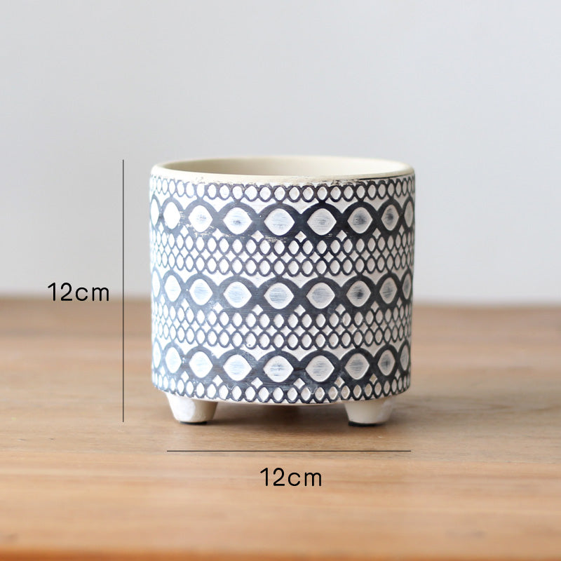 Diamond Pattern Balcony Planter