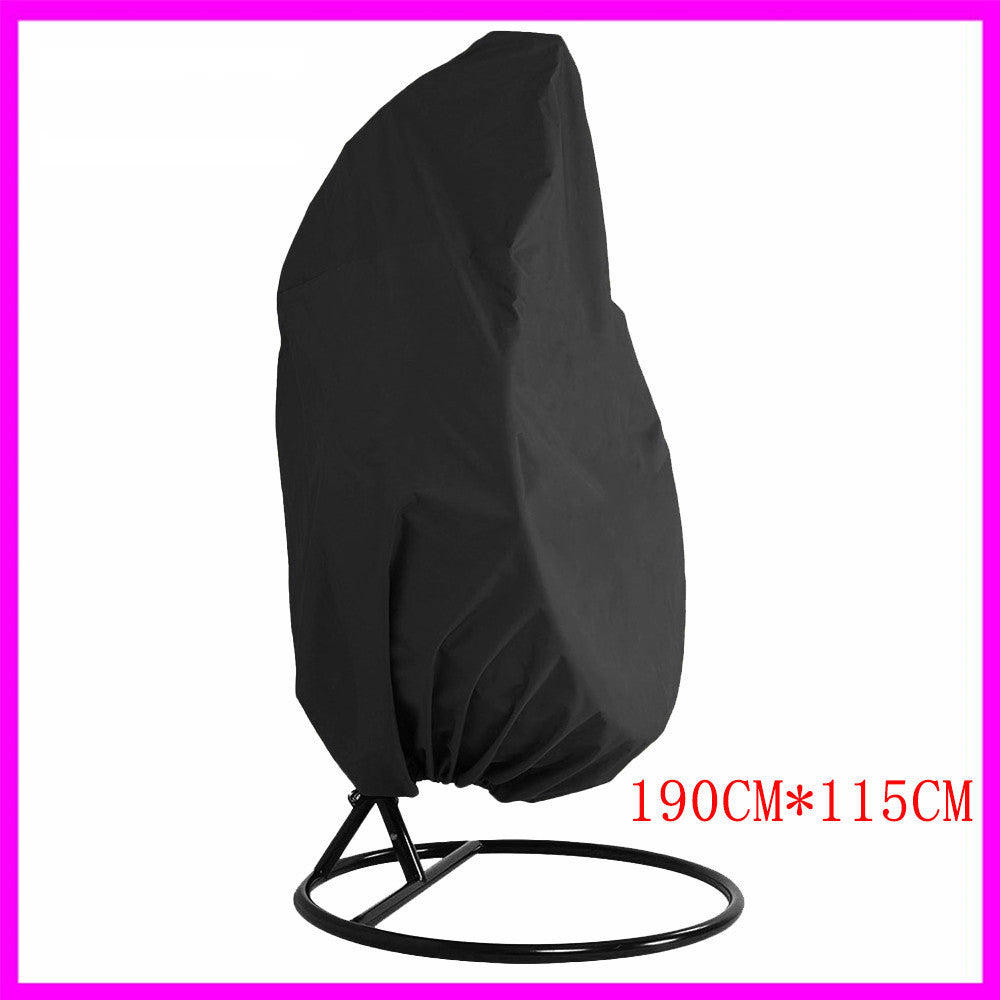 Waterproof Outdoor Chair Cover - Black Patio Furniture Protection