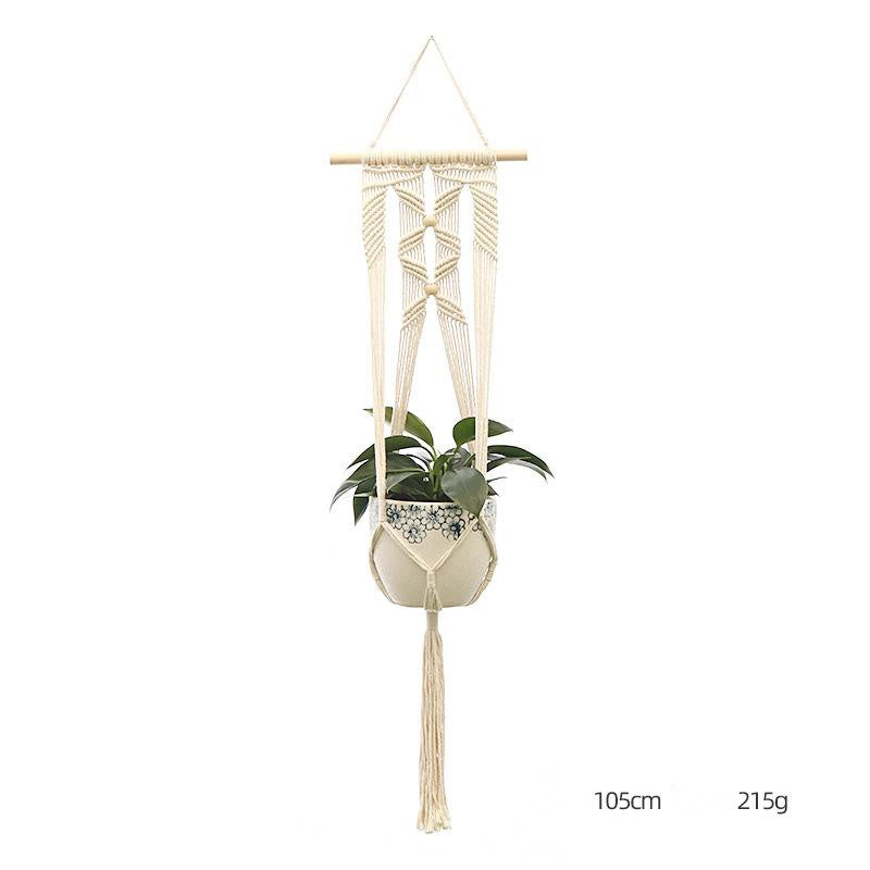 Hand-Knitted Macramé Plant Hanger
