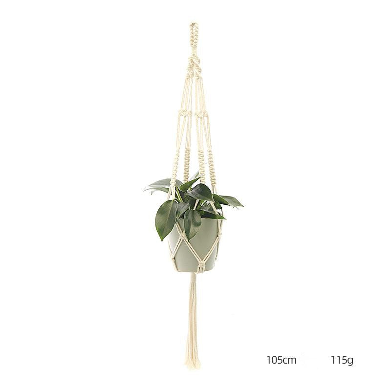 Hand-Knitted Macramé Plant Hanger