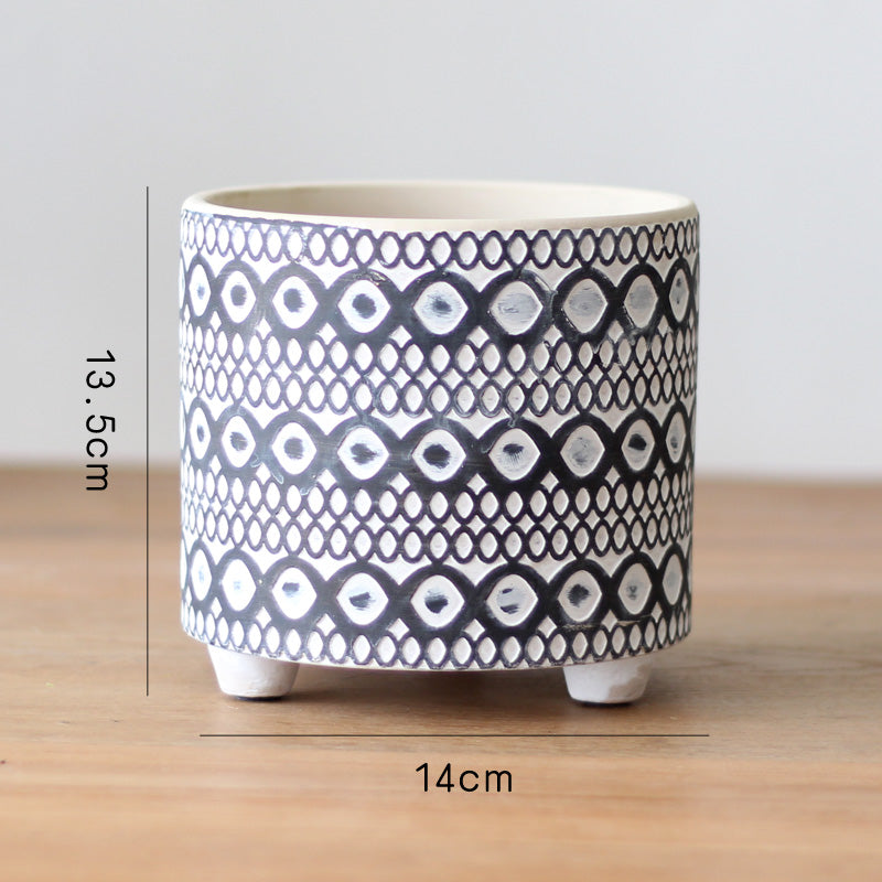 Diamond Pattern Balcony Planter