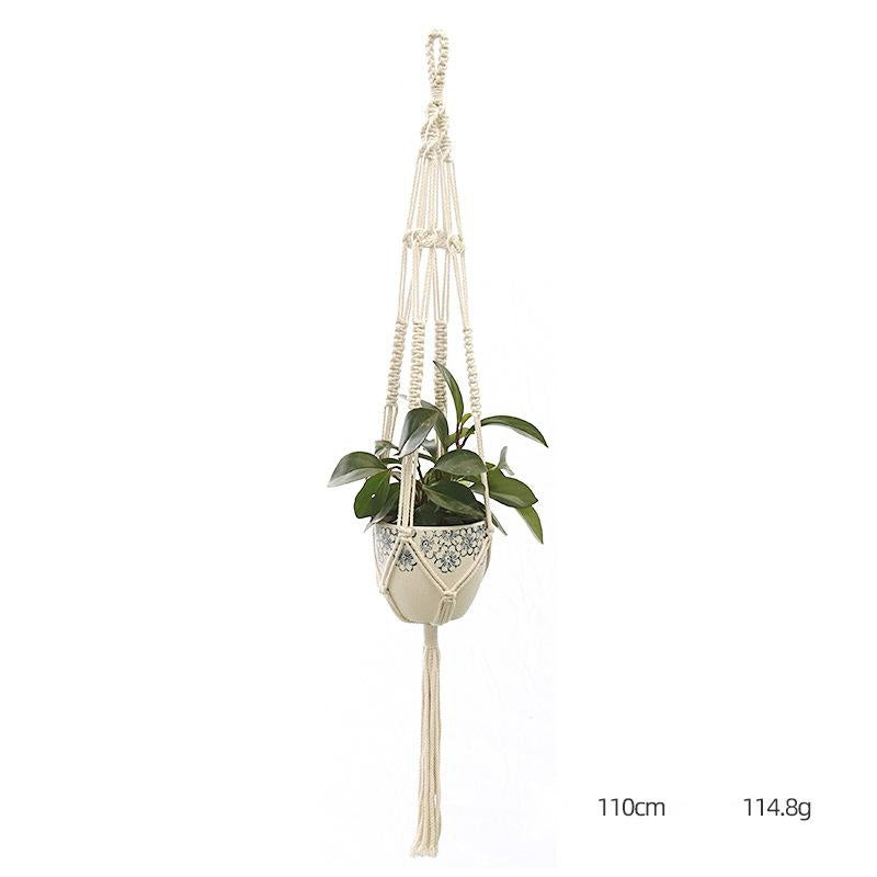 Hand-Knitted Macramé Plant Hanger