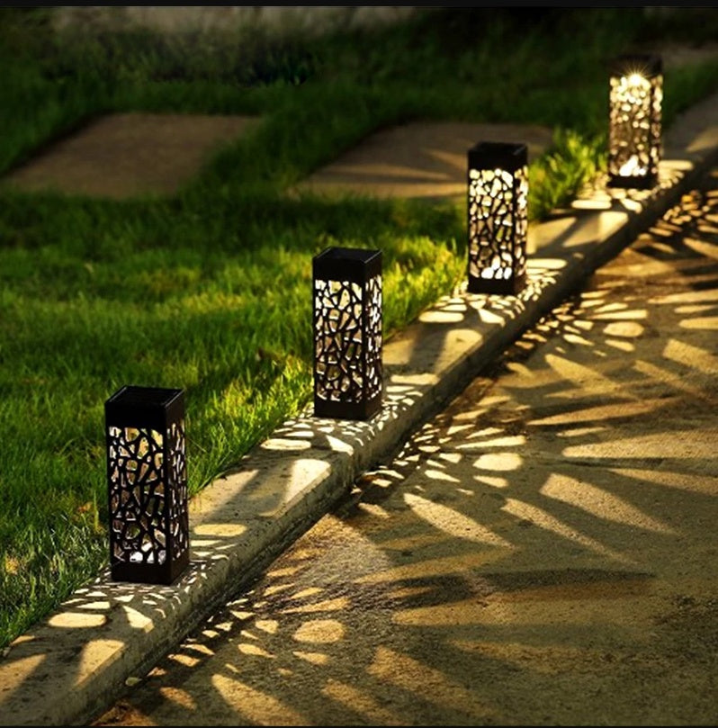 Decorative Solar Pathway Lights – Waterproof LED
