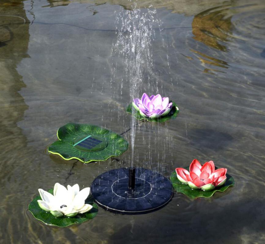 Solar-Powered Floating Garden Fountain Pump – 4 Spray Modes for Bird Bath, Pond & Garden