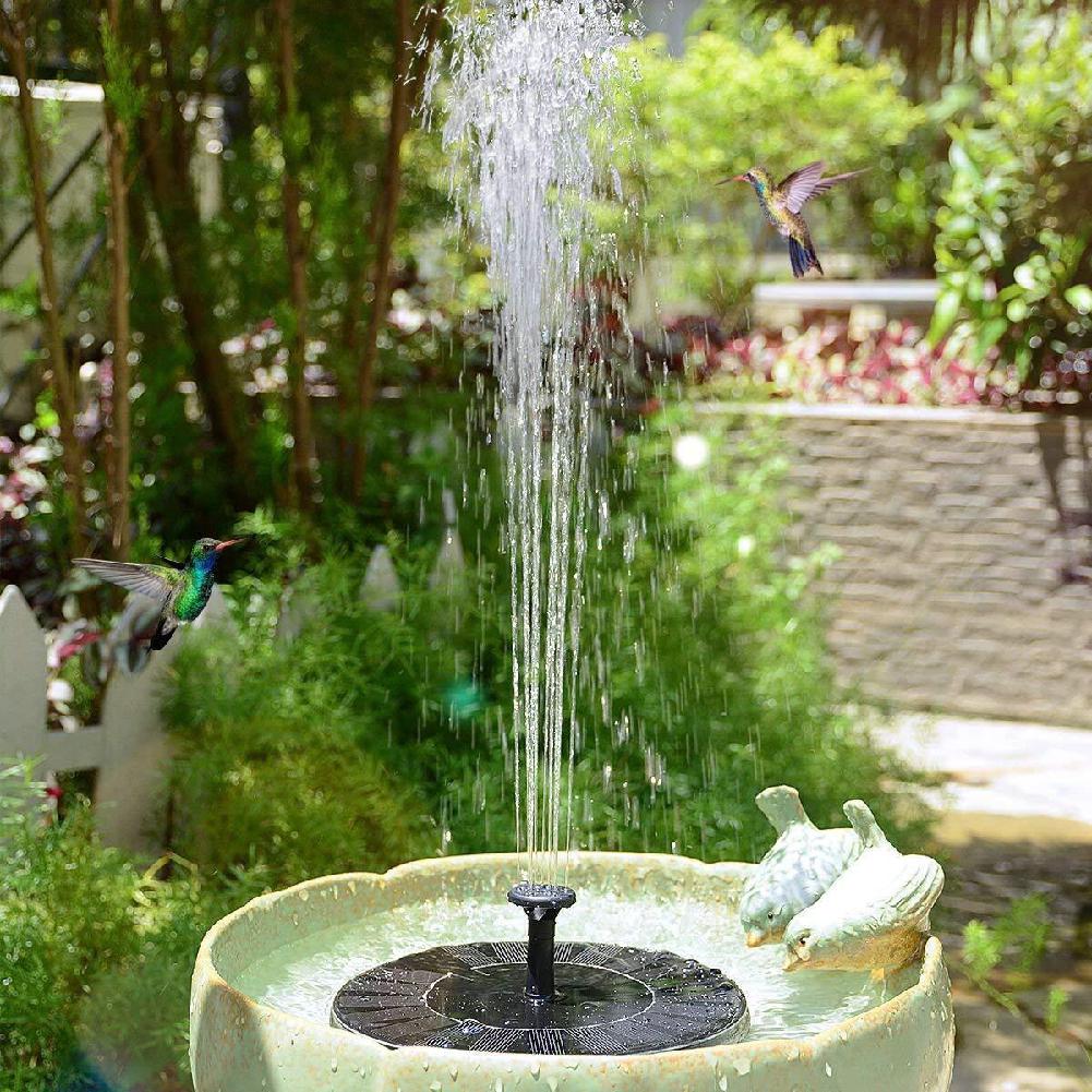 Solar-Powered Floating Garden Fountain Pump – 4 Spray Modes for Bird Bath, Pond & Garden