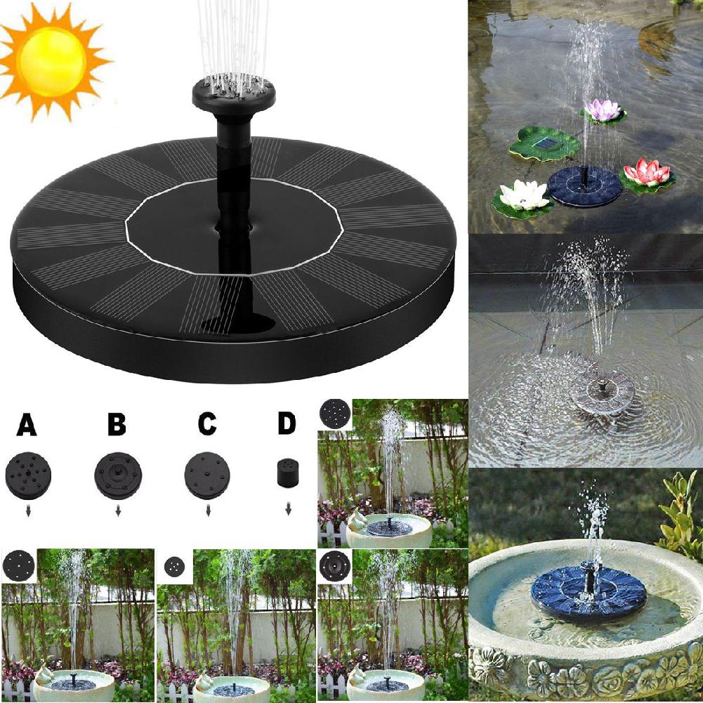 Solar-Powered Floating Garden Fountain Pump – 4 Spray Modes for Bird Bath, Pond & Garden
