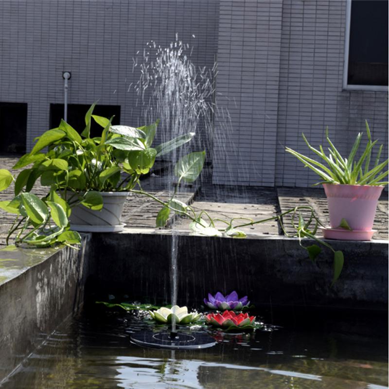 Solar-Powered Floating Garden Fountain Pump – 4 Spray Modes for Bird Bath, Pond & Garden