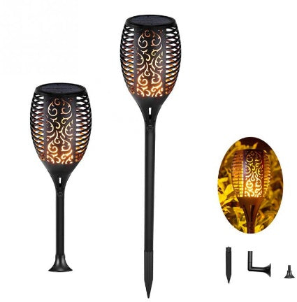Solar Torch Light - Waterproof LED Garden Stake
