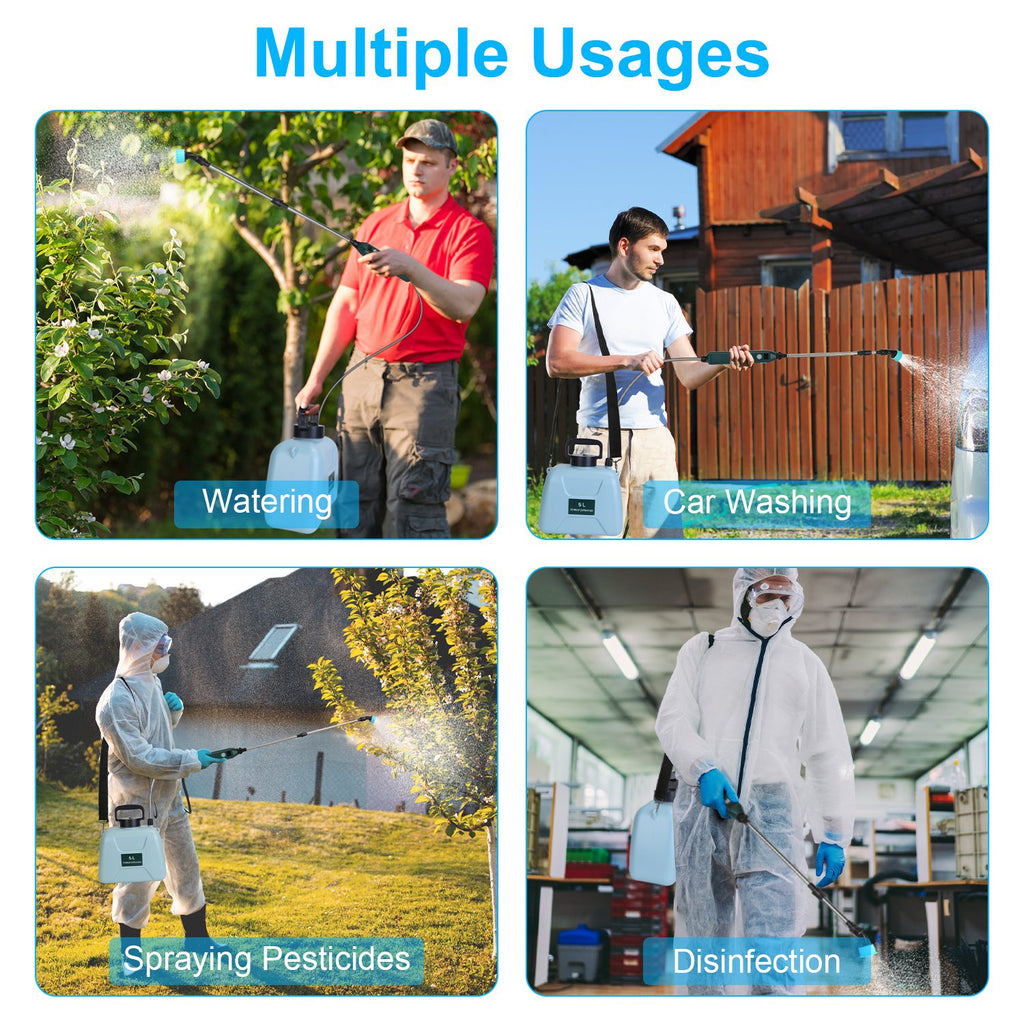 5L Battery-Powered Garden Sprayer