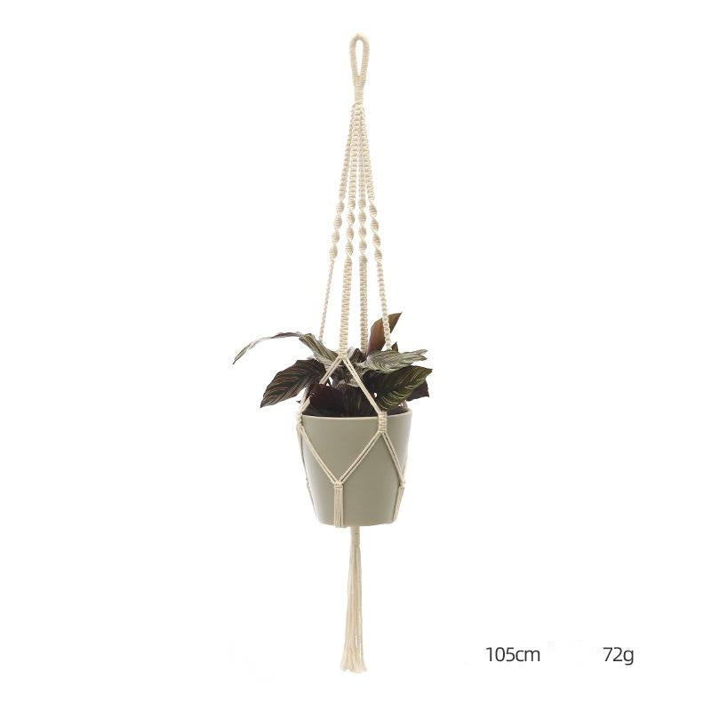 Hand-Knitted Macramé Plant Hanger