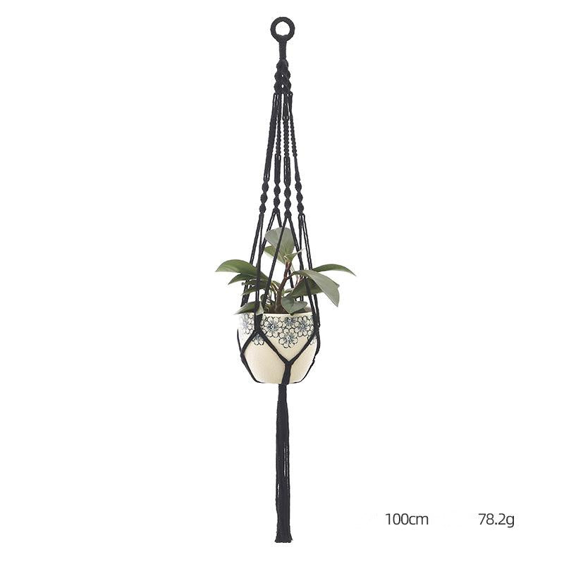 Hand-Knitted Macramé Plant Hanger