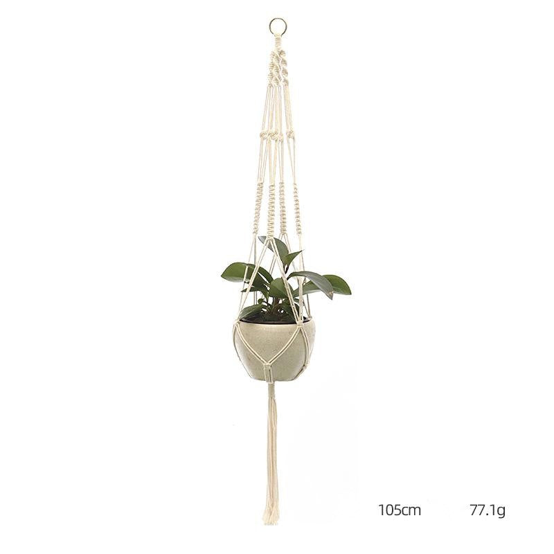 Hand-Knitted Macramé Plant Hanger