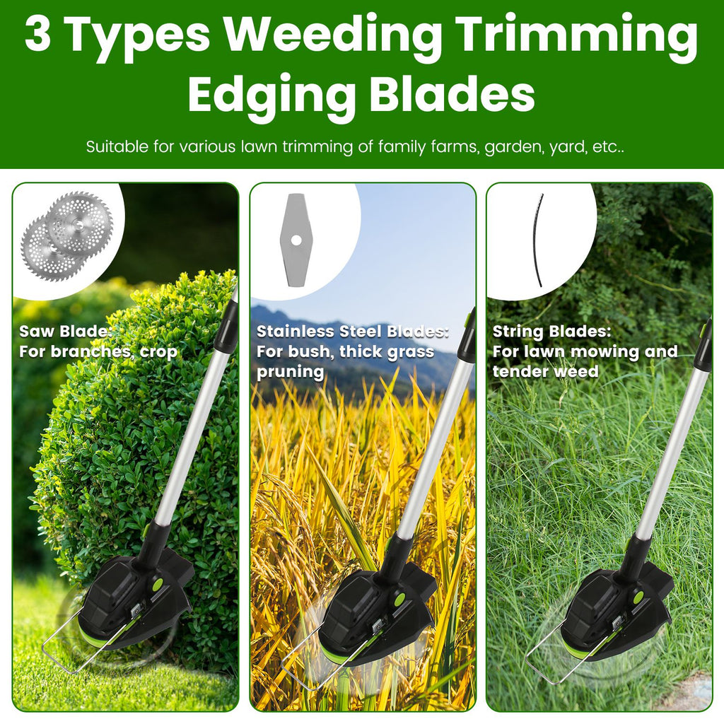 21V Cordless String Trimmer & Weed Edger