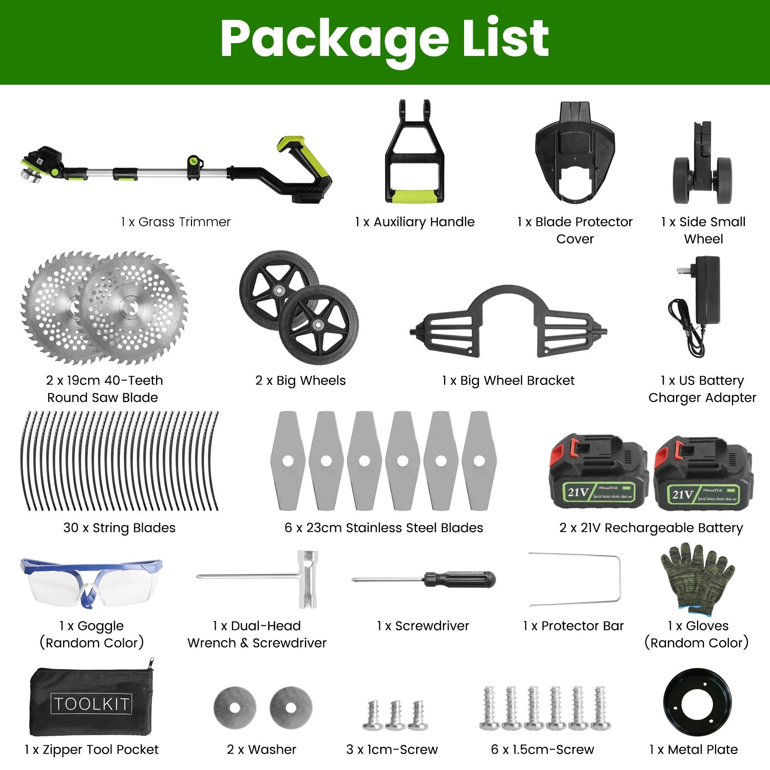 21V Cordless String Trimmer & Weed Edger