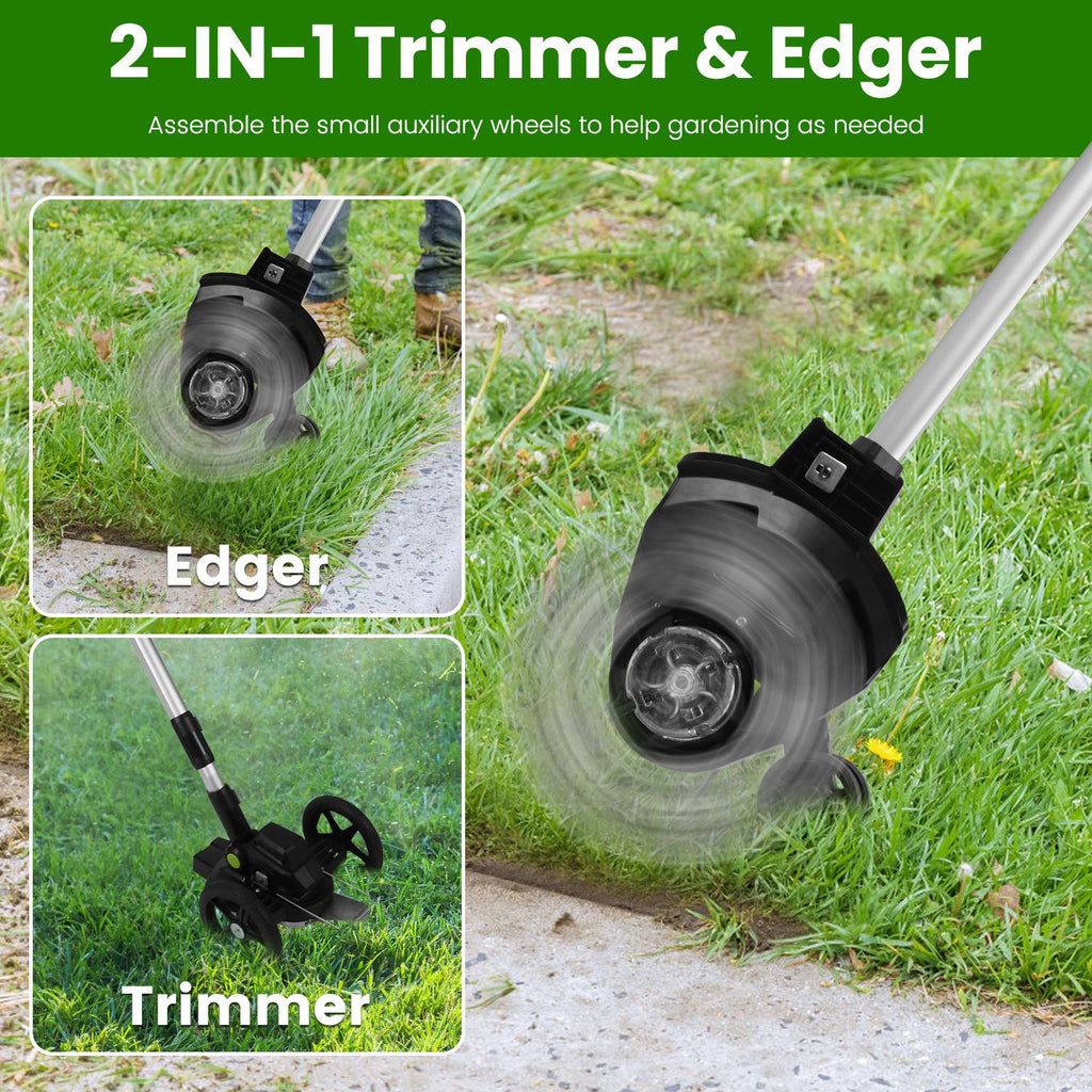 21V Cordless String Trimmer & Weed Edger