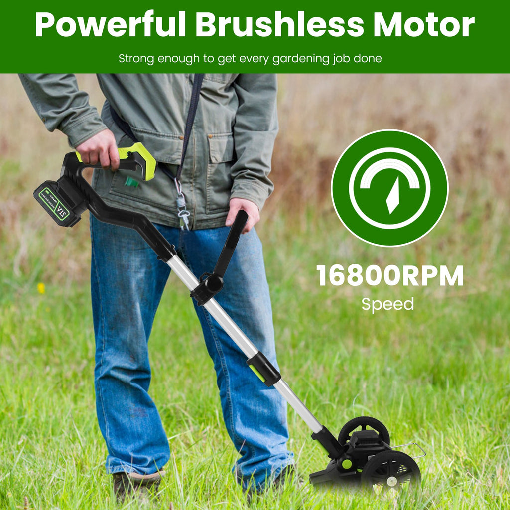 21V Cordless String Trimmer & Weed Edger