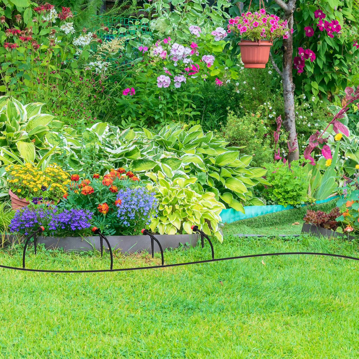 Complete 164ft Automatic Drip Irrigation System