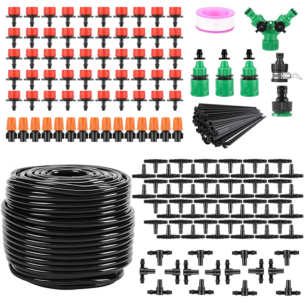 Complete 164ft Automatic Drip Irrigation System