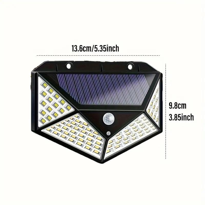Two-pack 100-LED Solar Lights