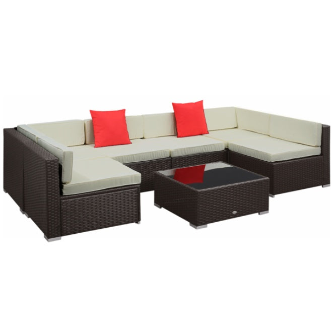 7-Piece Complete Patio Furniture Set - Premium Outdoor Living Collection