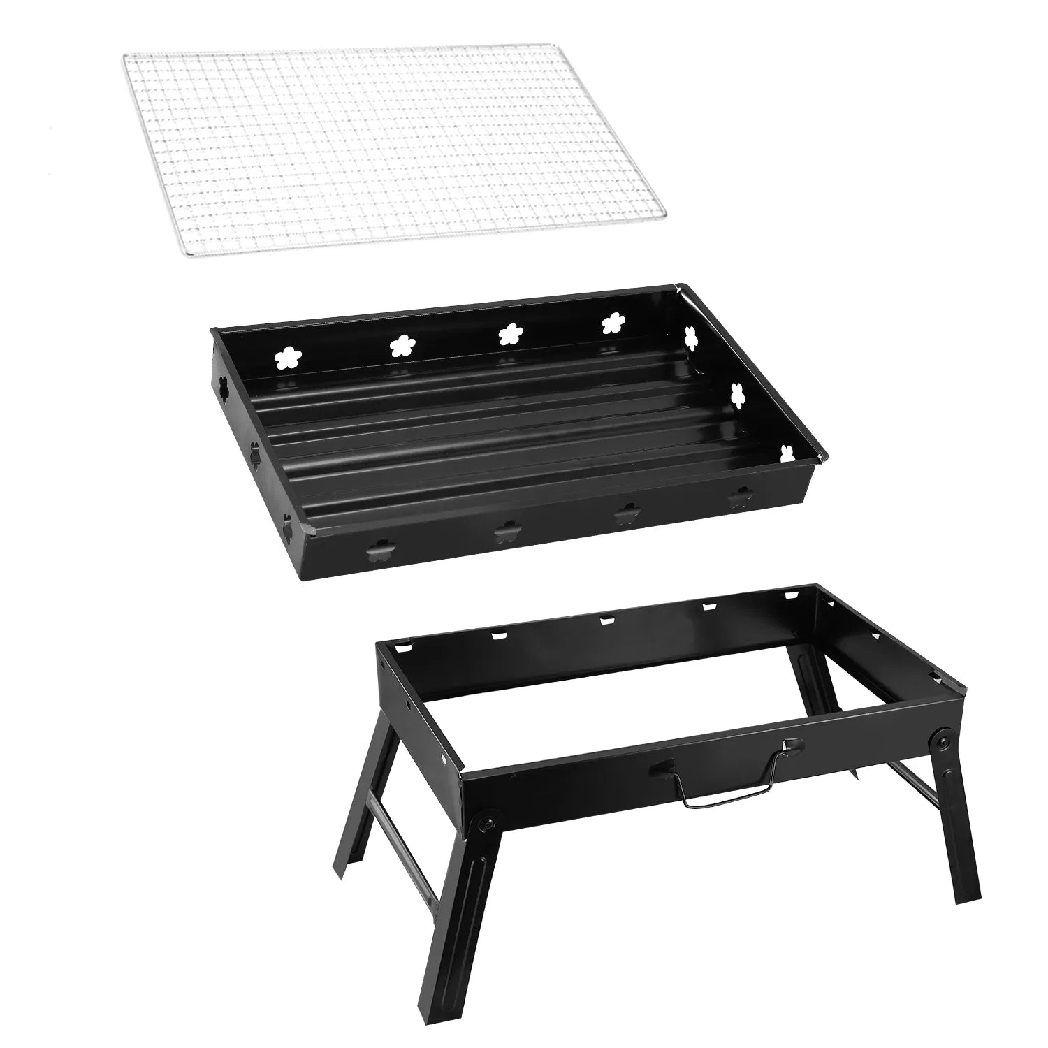 Portable Foldable Charcoal BBQ Grill