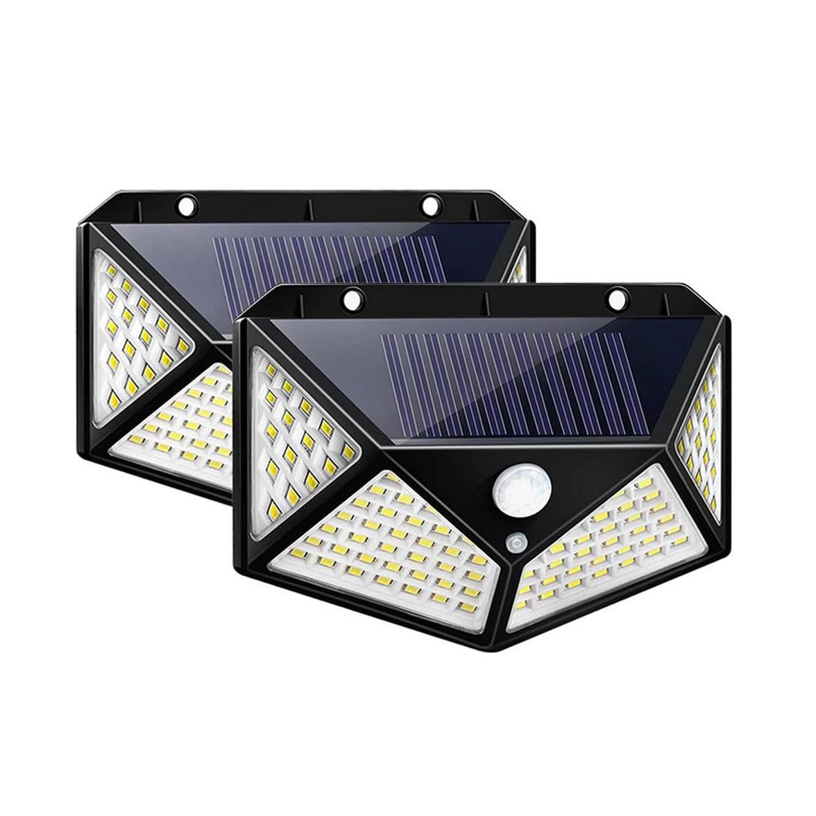 Two-pack 100-LED Solar Lights