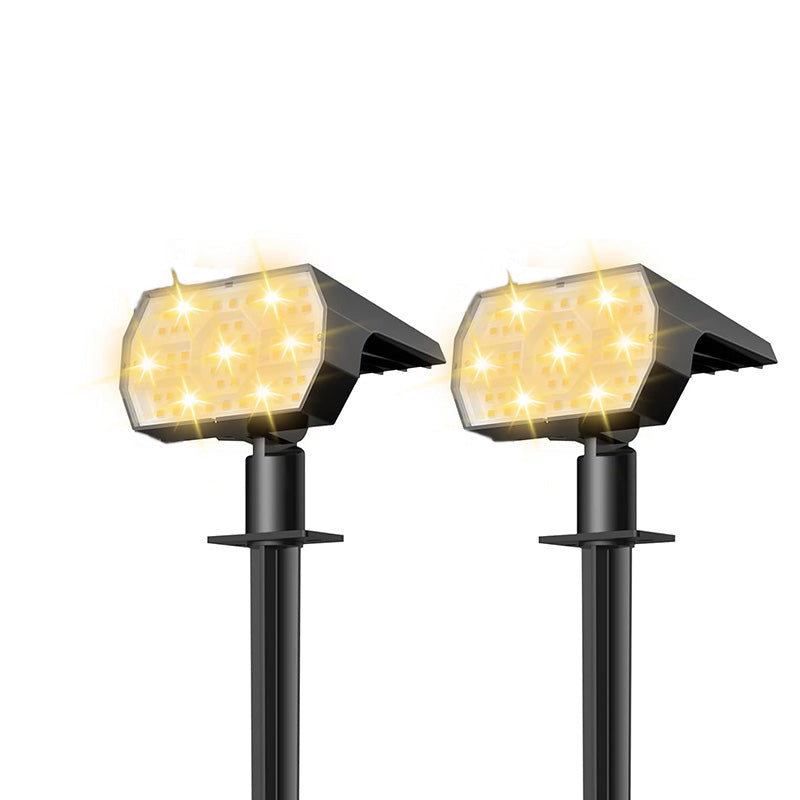 Solar Landscape Spotlights - 4 Pack Waterproof LED