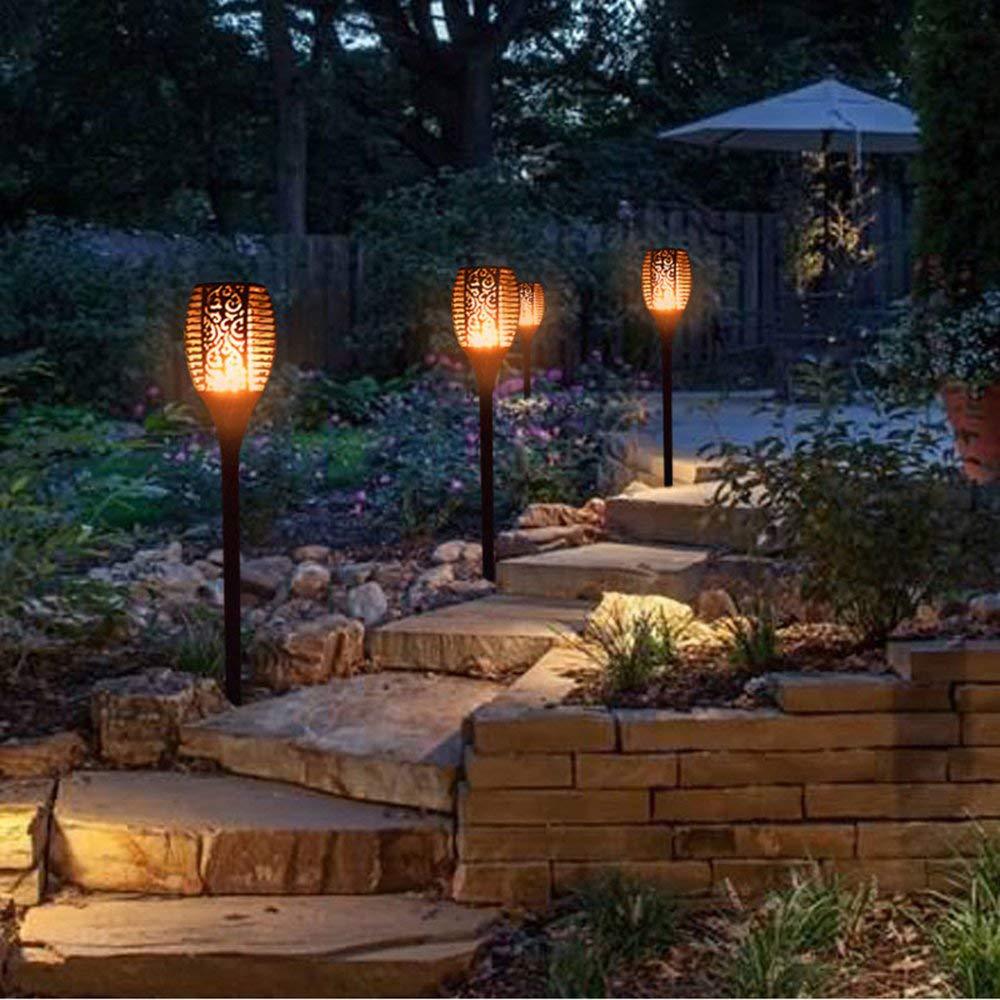 Solar Torch Light - Waterproof LED Garden Stake