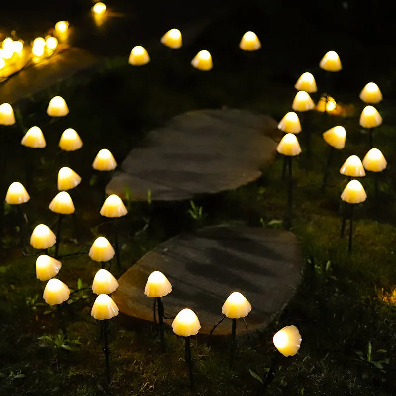 Solar Mushroom Garden Stake Lights – Whimsical LED