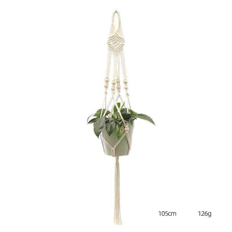Hand-Knitted Macramé Plant Hanger