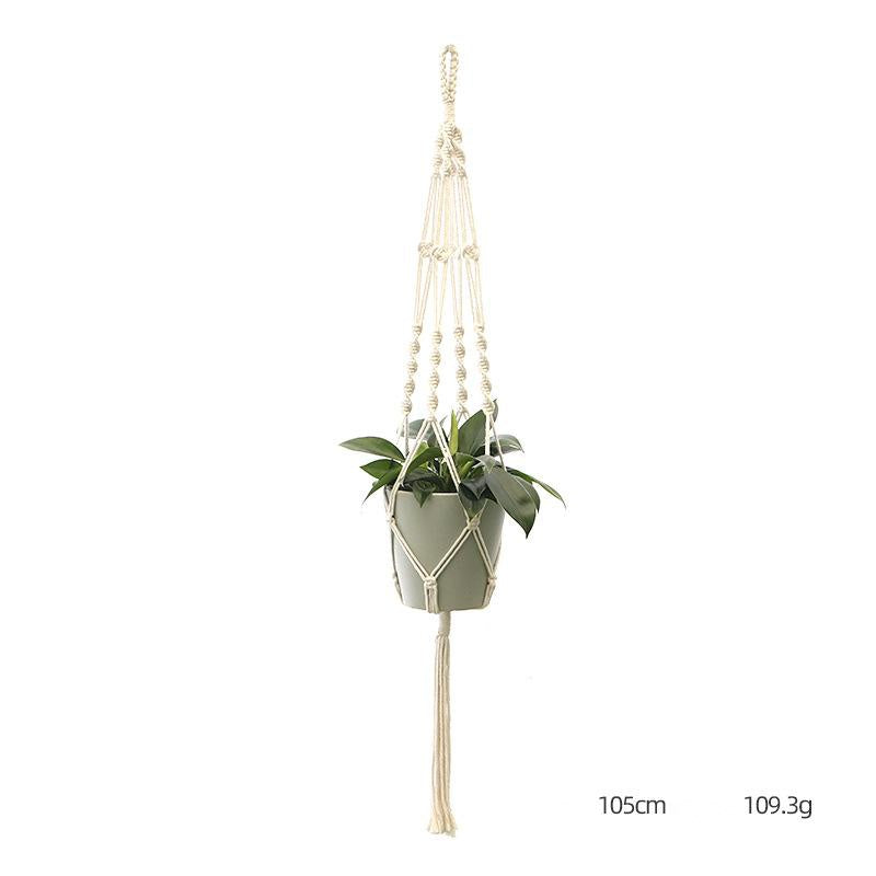 Hand-Knitted Macramé Plant Hanger