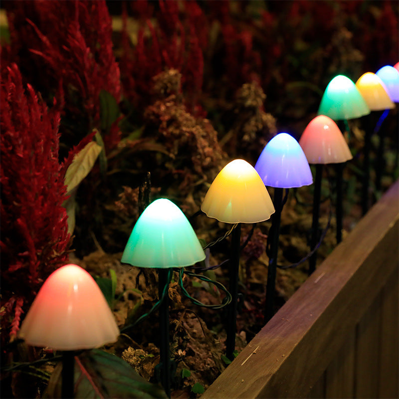 Solar Mushroom Garden Stake Lights – Whimsical LED