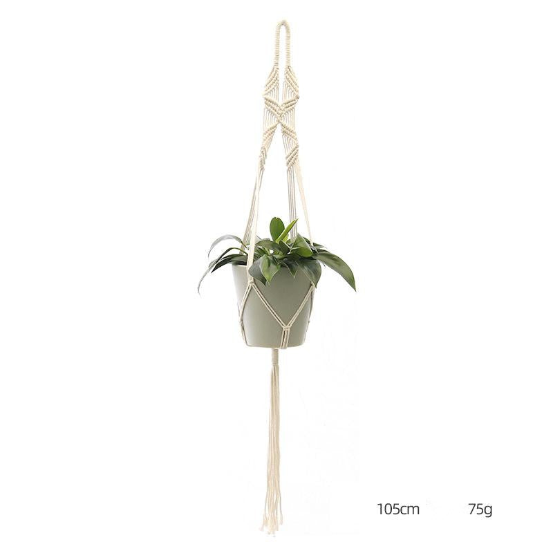 Hand-Knitted Macramé Plant Hanger