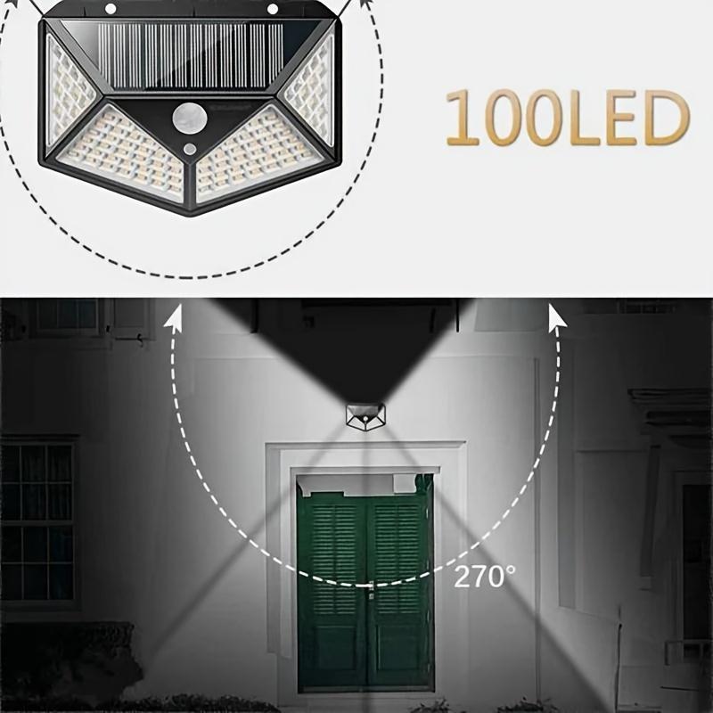 Two-pack 100-LED Solar Lights
