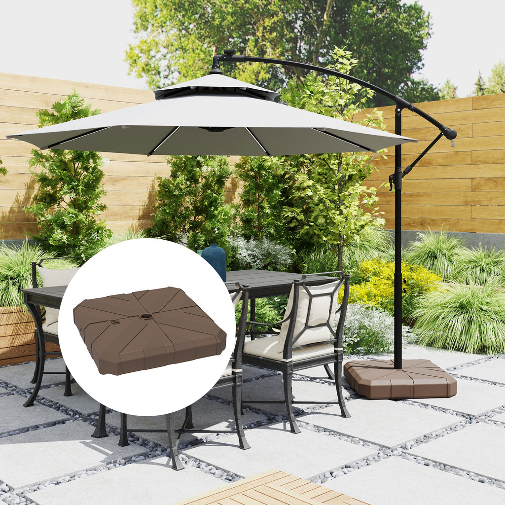 Heavy Duty Square Umbrella Base for Offset