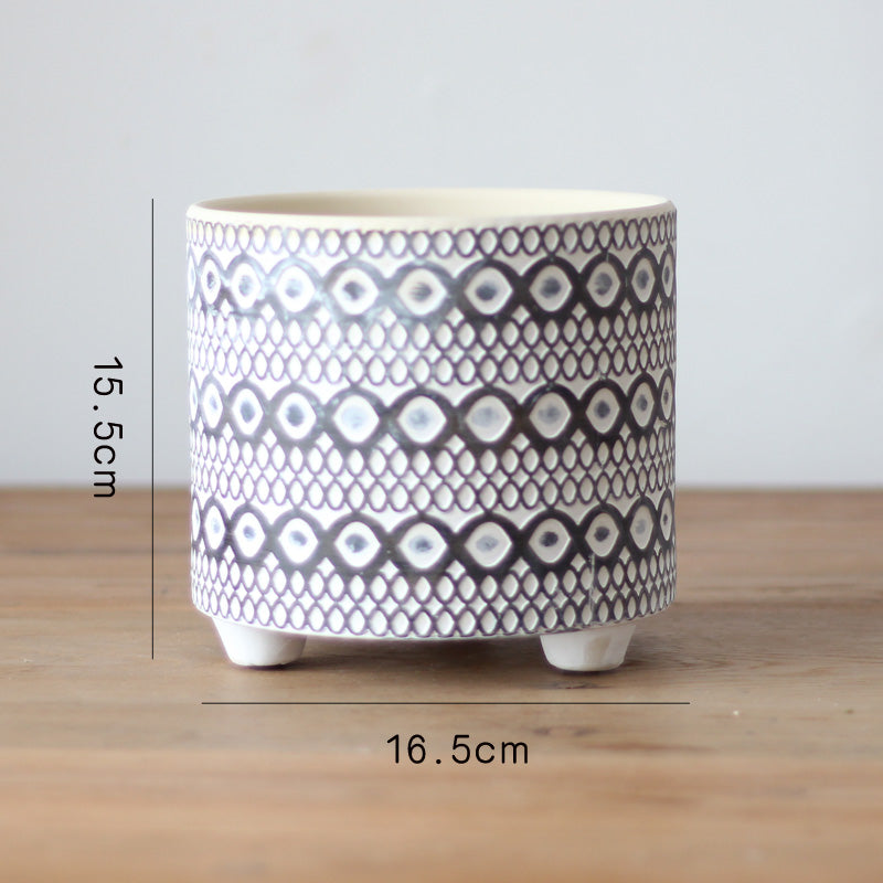 Diamond Pattern Balcony Planter