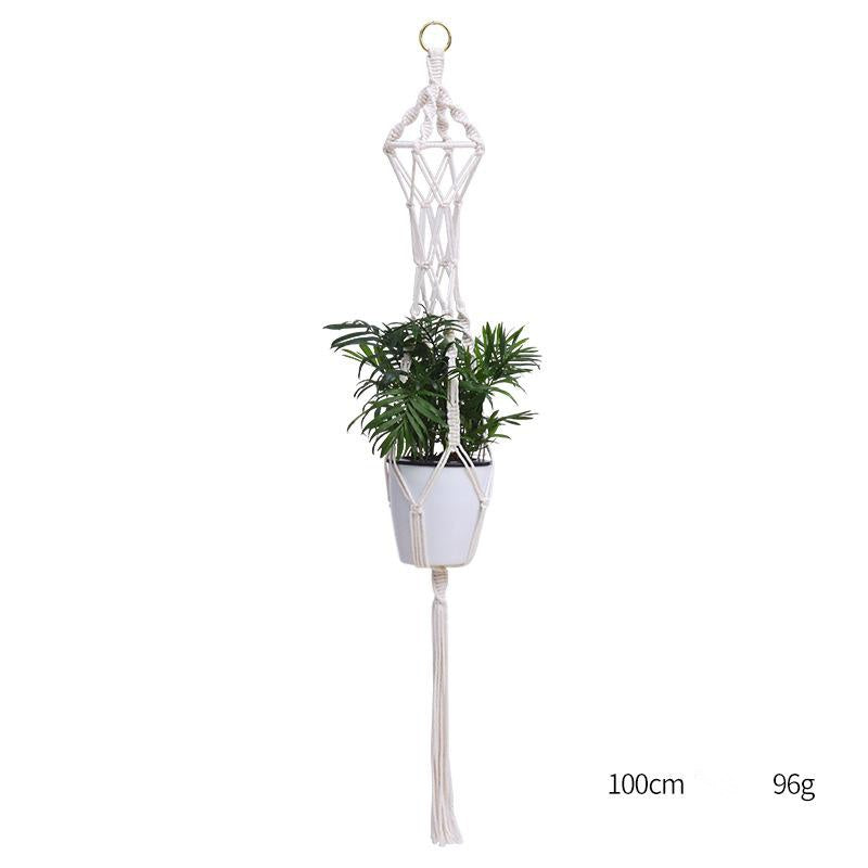 Hand-Knitted Macramé Plant Hanger