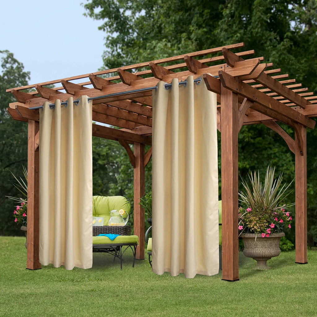 50 In. X 84 In. Indoor Outdoor Curtains Grommet