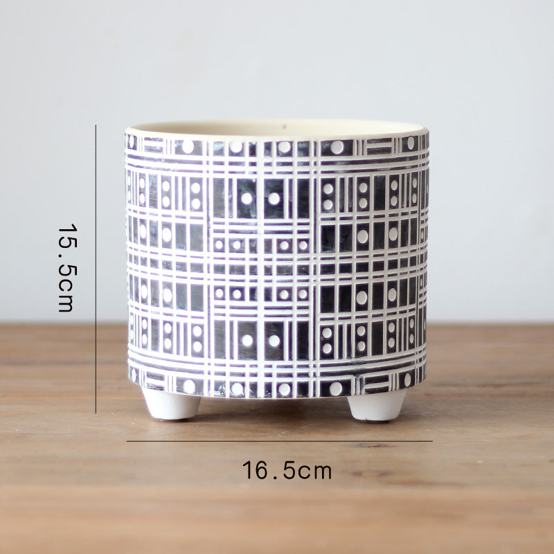 Diamond Pattern Balcony Planter