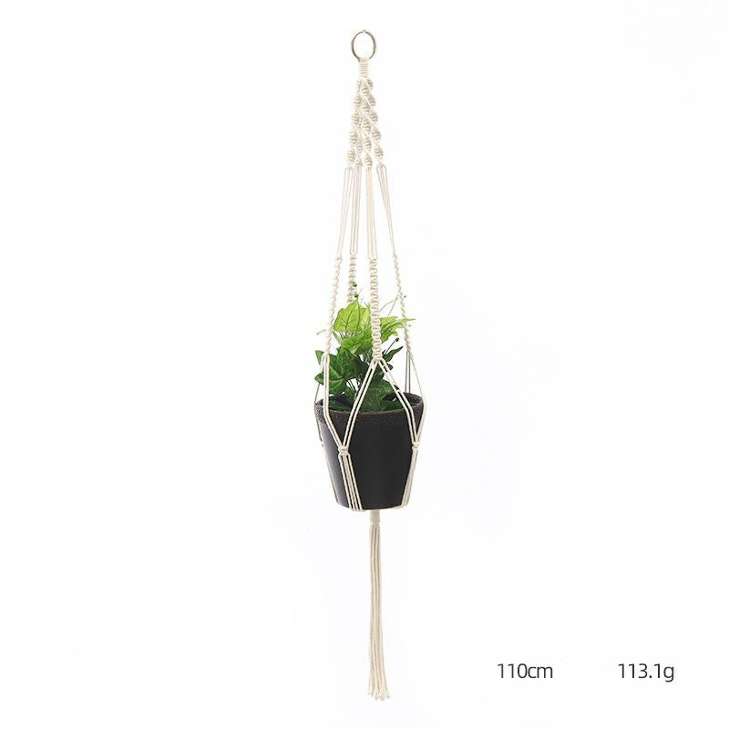 Hand-Knitted Macramé Plant Hanger