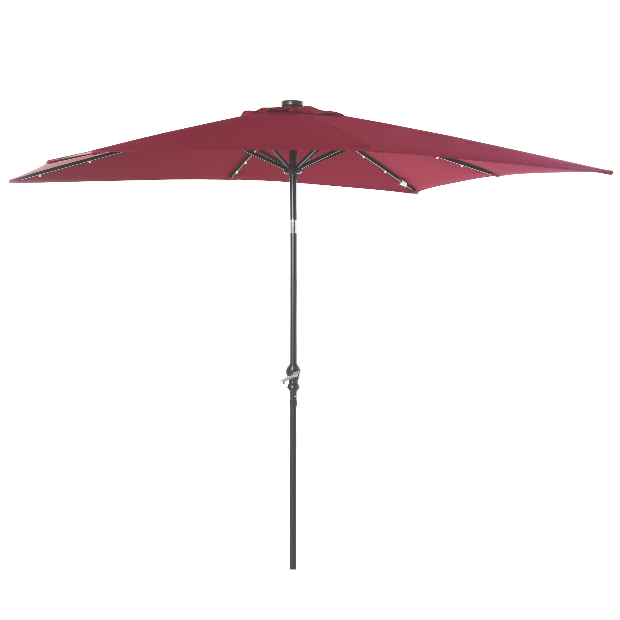 9ft Solar LED Patio Umbrella