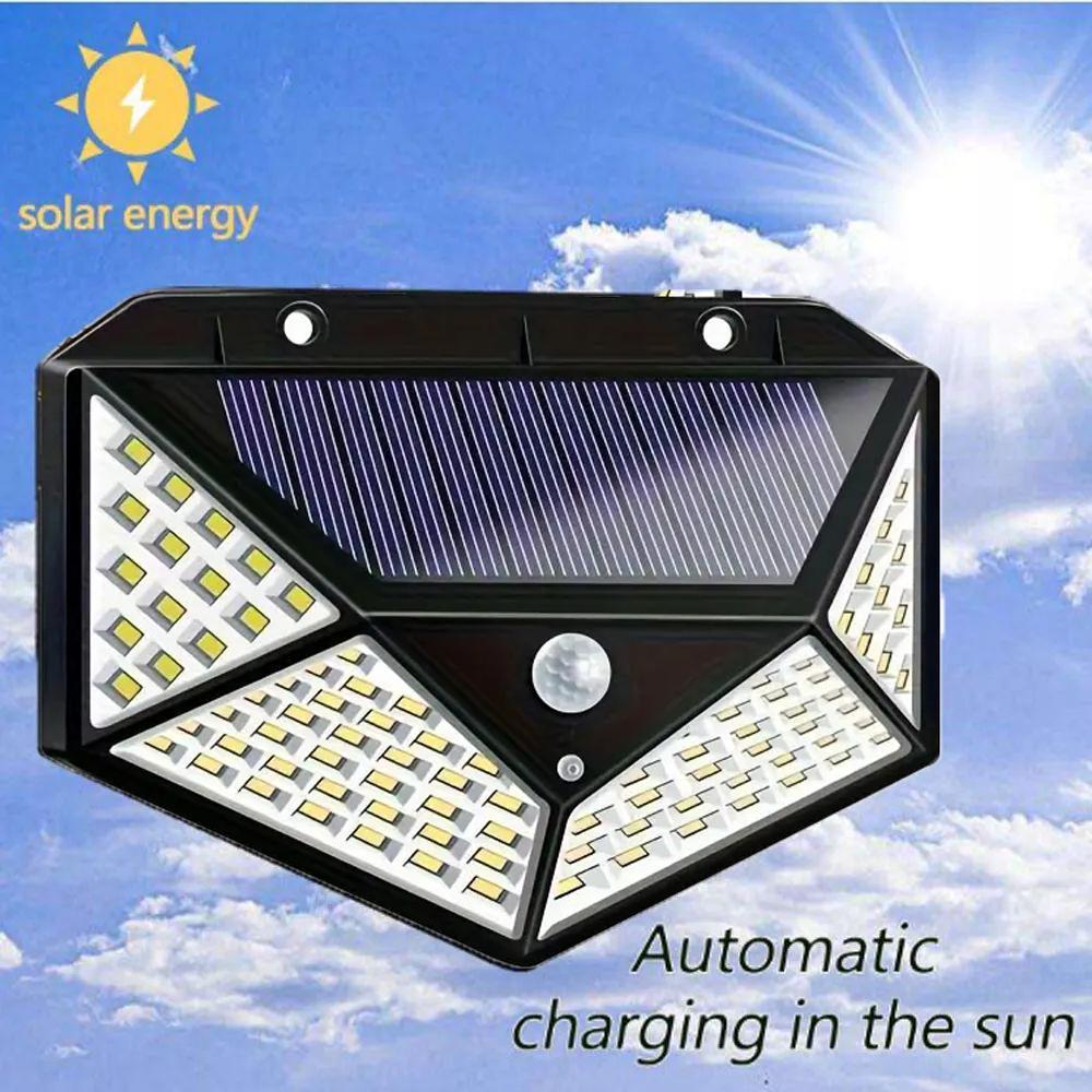Two-pack 100-LED Solar Lights