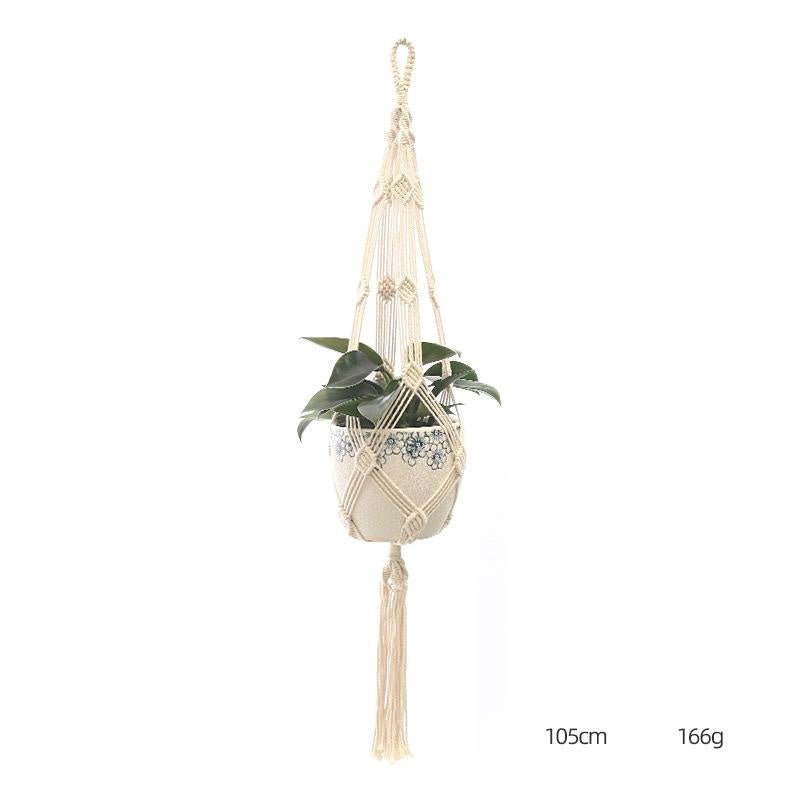 Hand-Knitted Macramé Plant Hanger