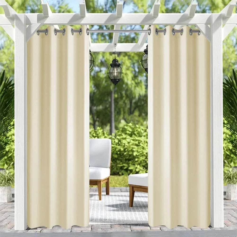 50 In. X 84 In. Indoor Outdoor Curtains Grommet