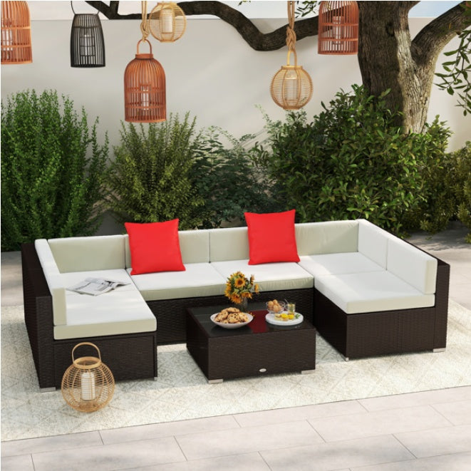7-Piece Complete Patio Furniture Set