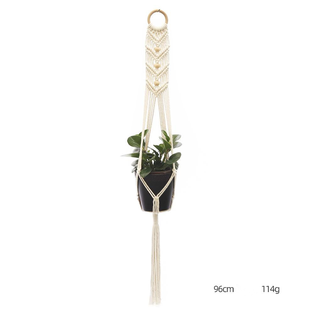 Hand-Knitted Macramé Plant Hanger